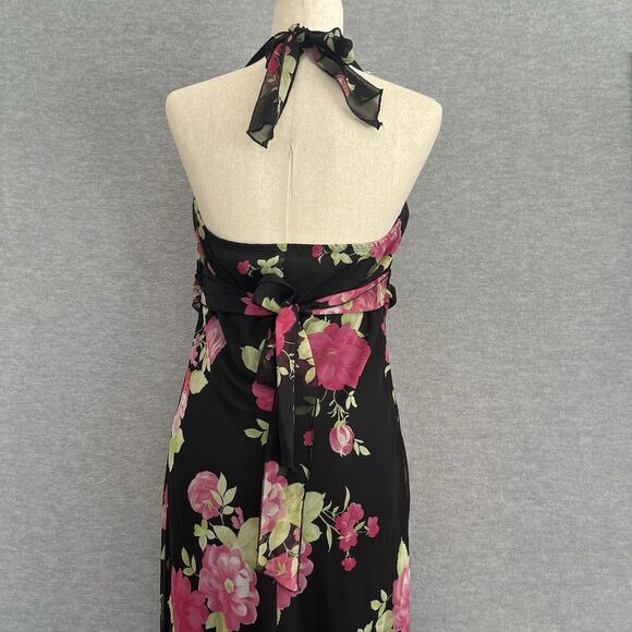 Speechless Babydoll Floral Dress Size 10 Y2K Fairy Goth Dark Romantic Juniors 13 - Picture 7 of 13